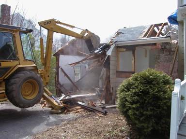 OOPS, there goes the garage!